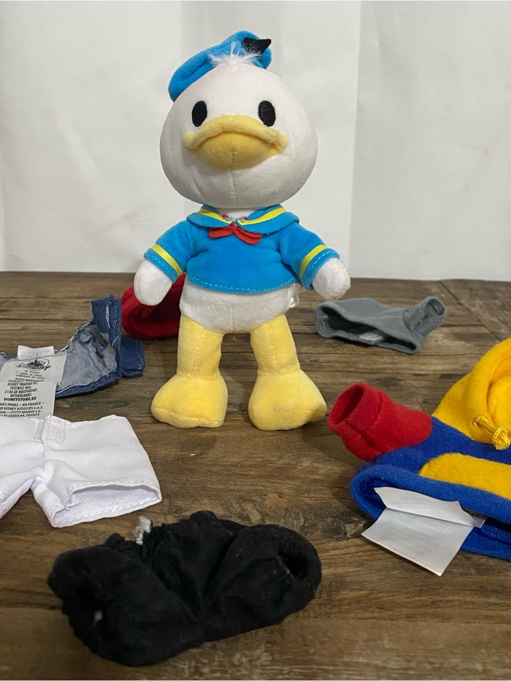 Disney Store Official Donald Duck nuiMOs Plushie - with Outfits